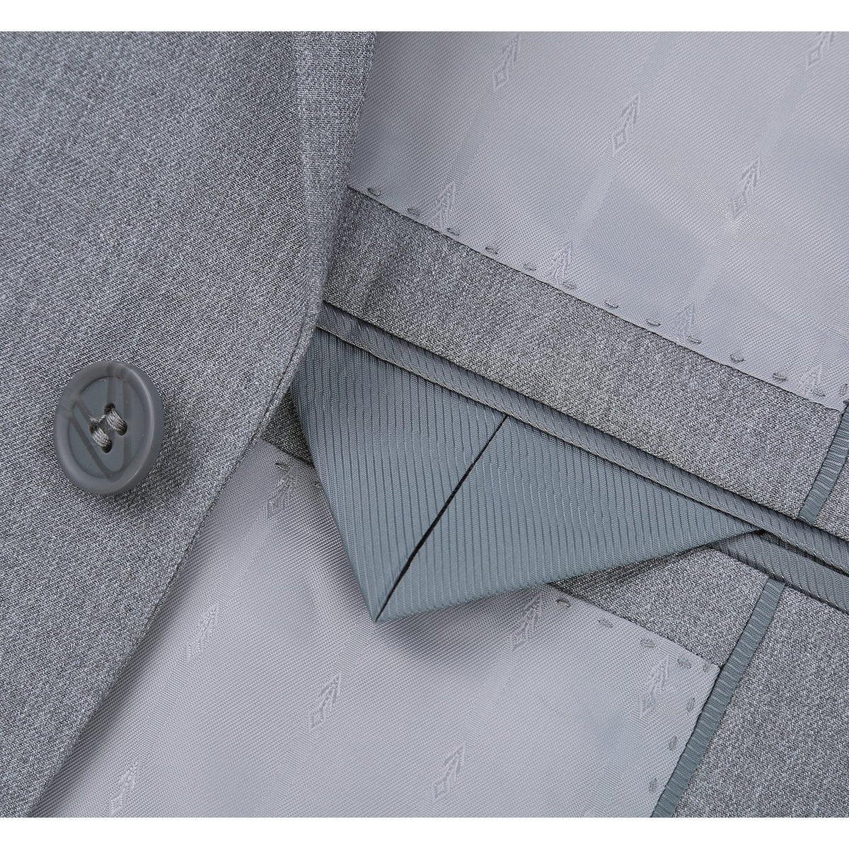 202-2 Men's 2-Piece Single Breasted Notch Lapel Suit