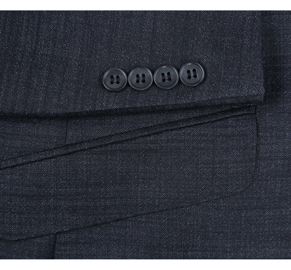 558-2 Men's Slim Fit Wool Suit