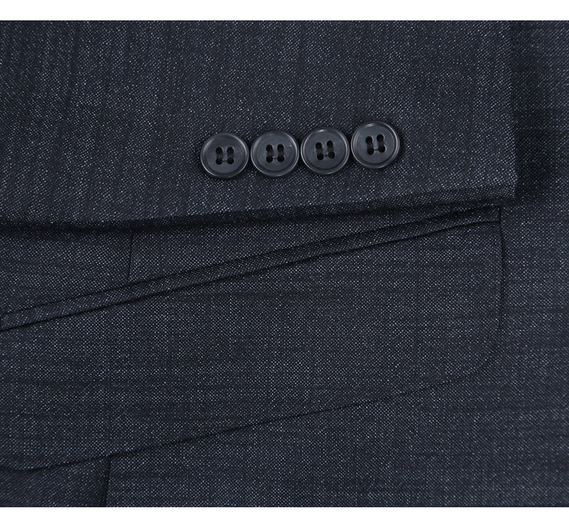 558-2 Men's Slim Fit Wool Suit