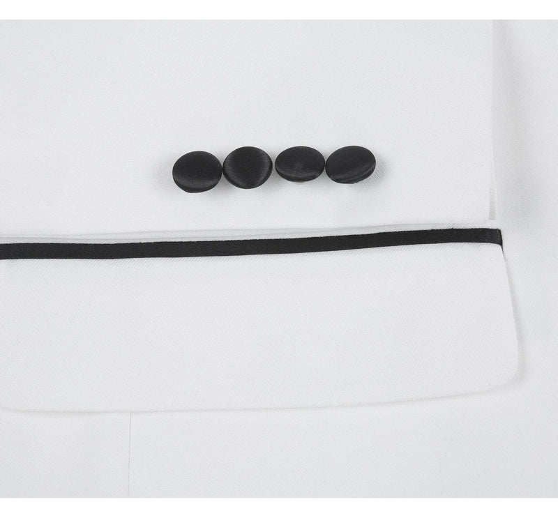 201-16 Men's Slim Fit 2-Piece Shawl Lapel Tuxedo Suit