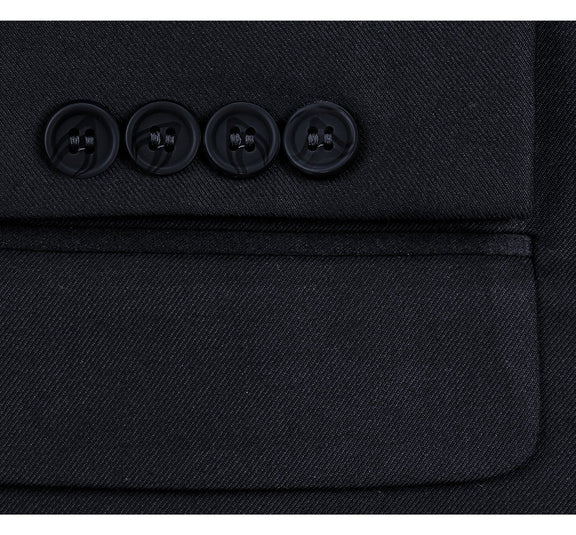 201-2 Men's 2-Piece Single Breasted Notch Lapel Suit