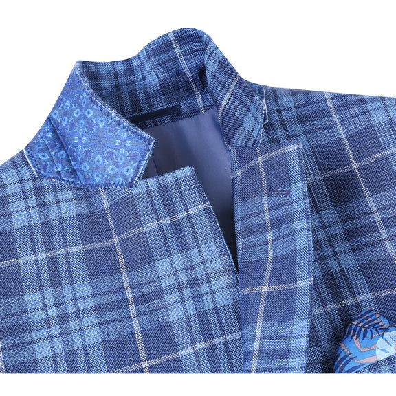 610-10 Men's New Slim Fit Blazer NAVY L46 New Slim Fit