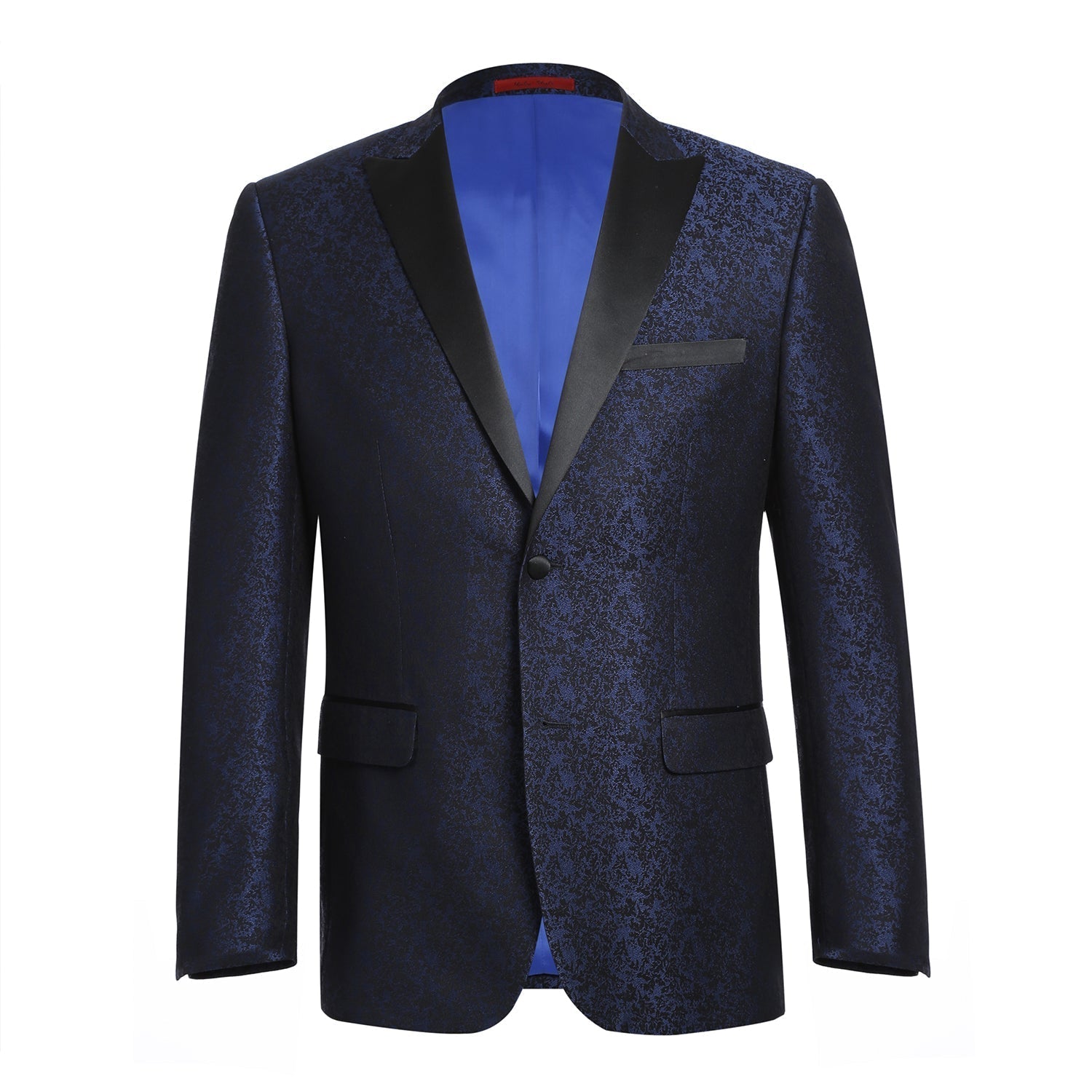290-6 Men's Slim Fit Dark Blue Tuxedo Blazer