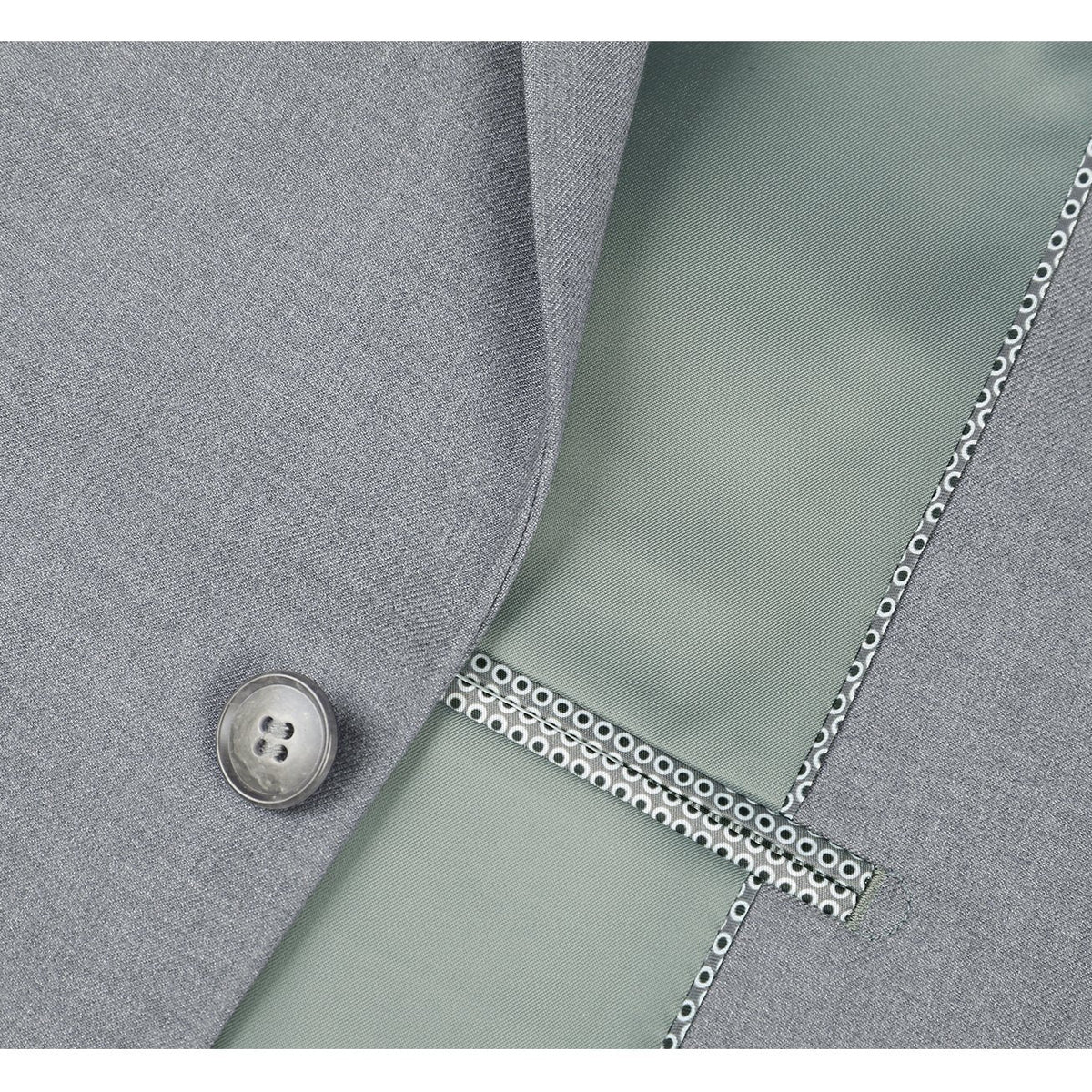 2110-2 Men's Slim Fit Solid Stretch 2-Piece Suit