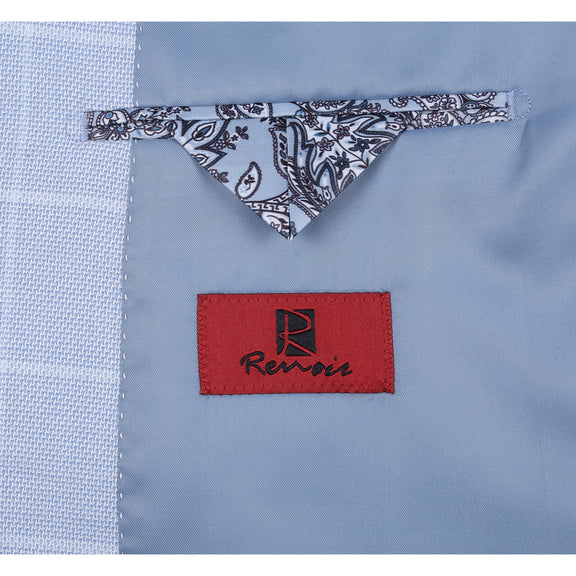 294-64 Men's Classic Fit Blazer LIGHT BLUE L46 Classic Fit