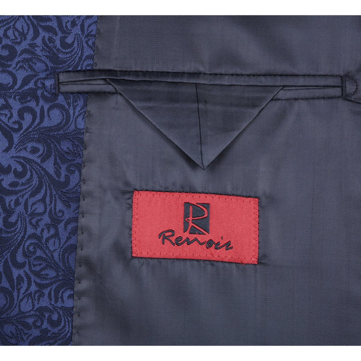 290-21 Men's Slim Fit Stretch Shawl Jacket NAVY L46 New Slim Fit