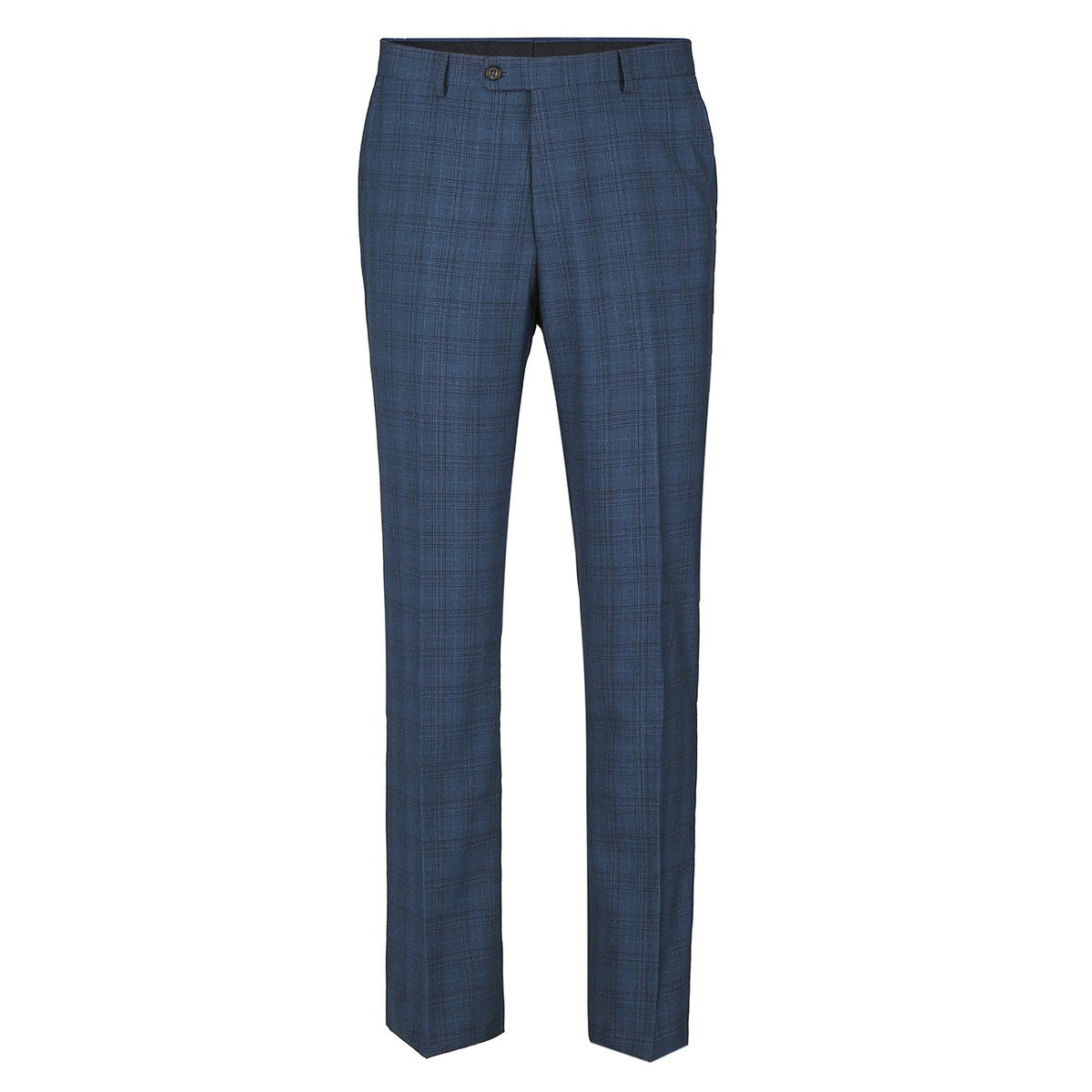 278-2 Men's 3-Piece Classic Fit Single Breasted Windowpane Suit