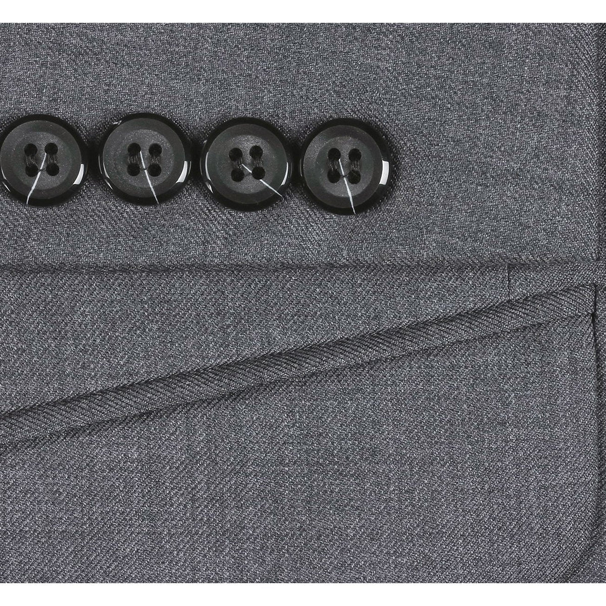 508-3 Men's 2-Piece Notch Lapel 100% Wool Suit