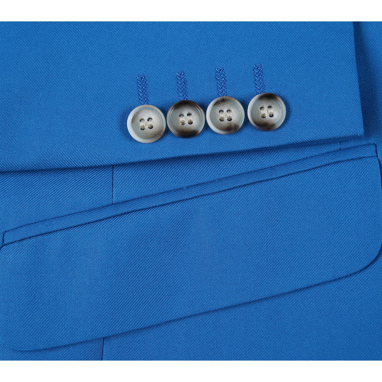 201-55 Men's 2-Piece Slim Fit Single Breasted Notch Lapel Suit