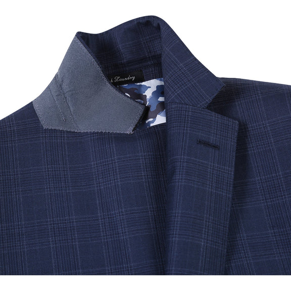 EL12-50-410 Blue Check Suit