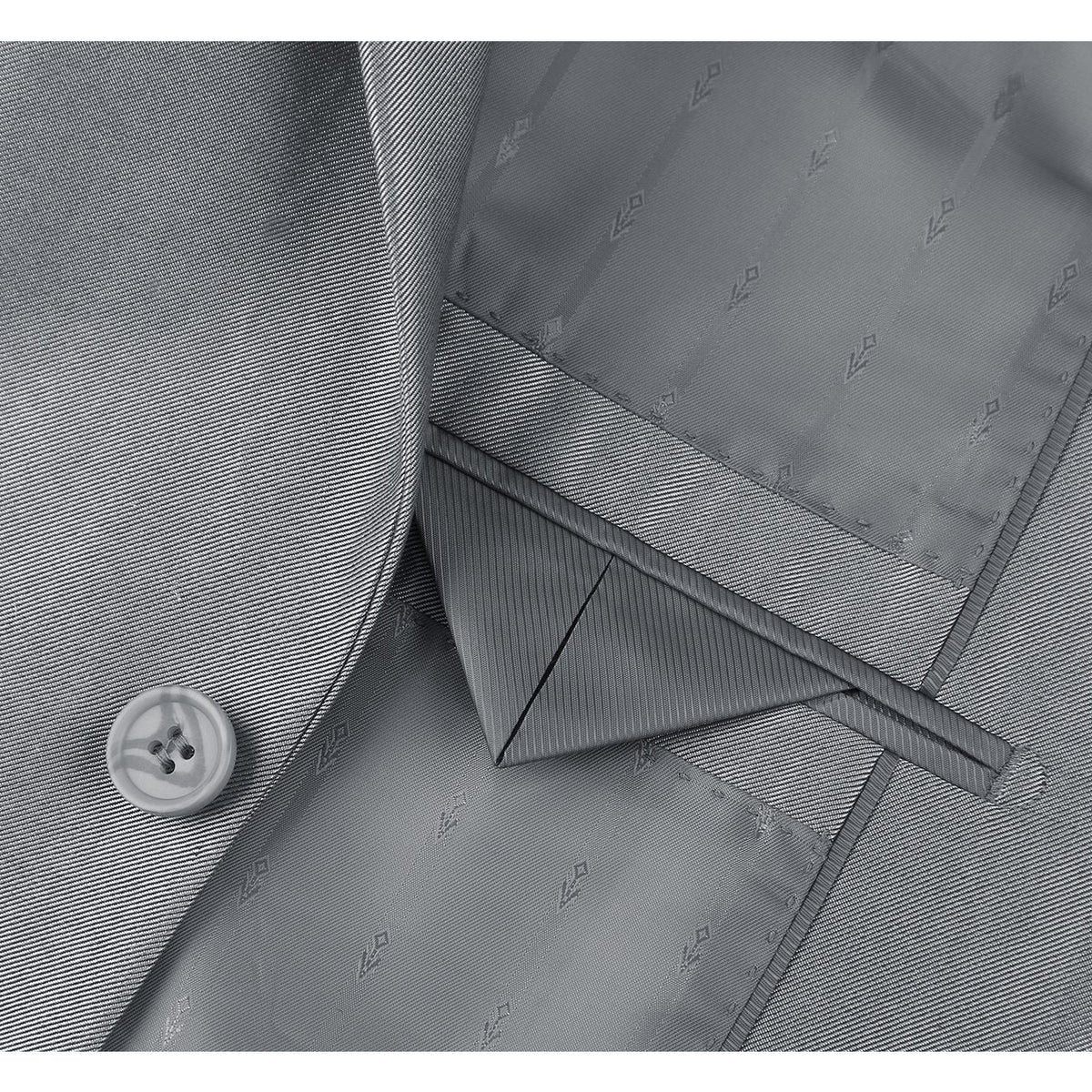 207-2 Men's Sharkskin Italian Styled Two Piece Suit