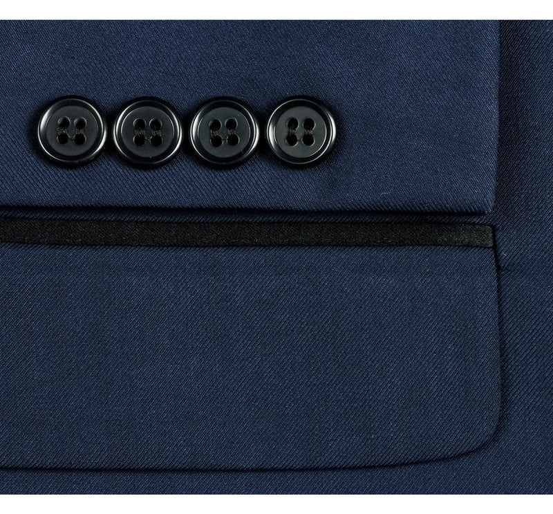 201-19 Men's Slim Fit 2-Piece Shawl Lapel Tuxedo Suit