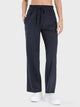 Drawstring Pocketed Active Pants Black