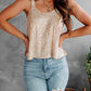 Sequin Scoop Neck Tank