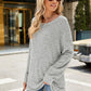 Round Neck Long Sleeve T-Shirt