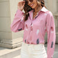 Printed Collared Neck Buttoned Shirt