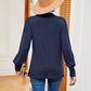 Johnny Collar Long Sleeve Top