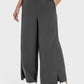 Slit Wide Leg Active Pants