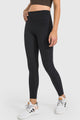 High Waist Ankle-Length Yoga Leggings Black