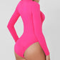 Round Neck Long Sleeve Bodysuit