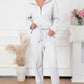 Half Zip Sweatshirt and Drawstring Sweatpants Set