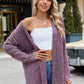 Open Front Long Sleeve Cardigan