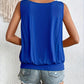 Full Size Ruched Scoop Neck Tank