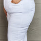 RISEN Raelene Full Size High Waist Wide Leg Jeans in White