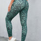 Leopard Print Wide Waistband Leggings