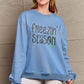 Simply Love Full Size FREEZIN' SEASON Graphic Sweatshirt