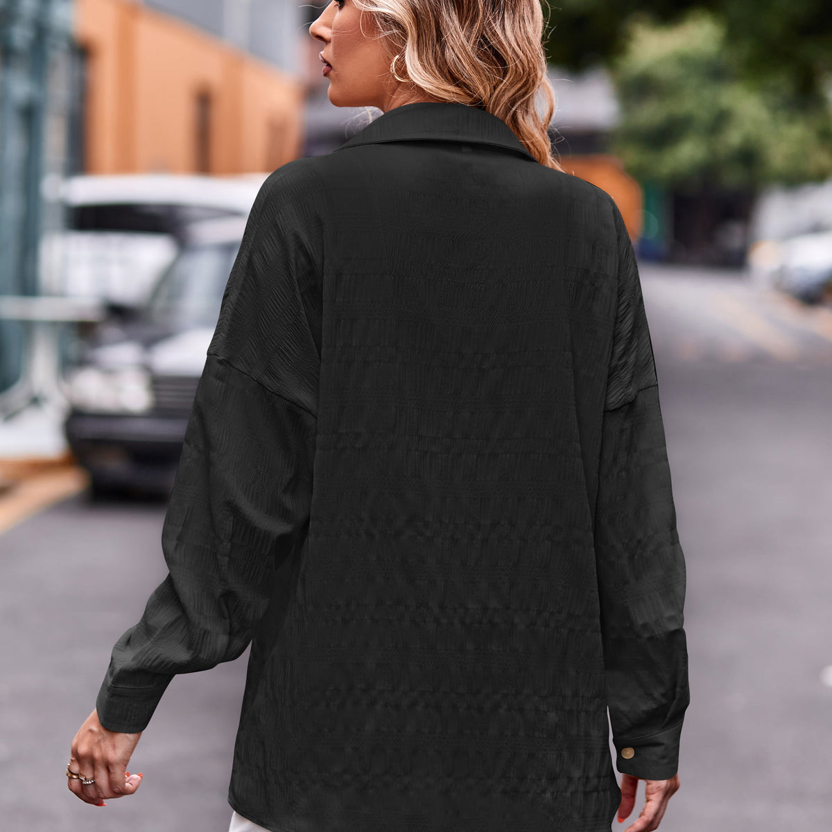 Dropped Shoulder Longline Shirt