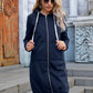 Ivy Lane Zip-Up Longline Hoodie with Pockets