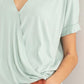 HYFVE Short Sleeve Surplice Top