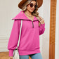 Half-Zip Collared Sweatshirt