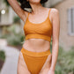 Textured Two-Piece Swimsuit