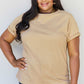 Full Size Round Neck Short Sleeve T-Shirt