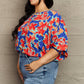 Hailey & Co New Season Plus Size Floral Blouse