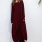 Full Size Round Neck Long Sleeve Sweatshirt Dress