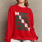 Simply Love Full Size MERRY Long Sleeve Sweatshirt