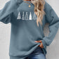 Christmas Tree Graphic Drop Shoulder Sweatshirt