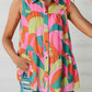 Multicolored Sleeveless Longline Shirt