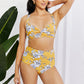 Marina West Swim Take A Dip Twist High-Rise Bikini in Mustard