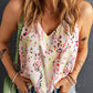 Printed V-Neck Tank