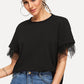 Round Neck Short Sleeve Top