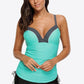 Contrast Sweetheart Neck Swim Cami