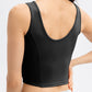 Round Neck Wide Strap Active Tank