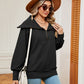 Half-Zip Collared Sweatshirt