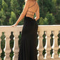 One-Shoulder Backless Maxi Dress