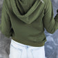 Dropped Shoulder Long Sleeve Hoodie with Pocket