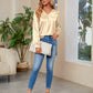 V-Neck Long Sleeve Top